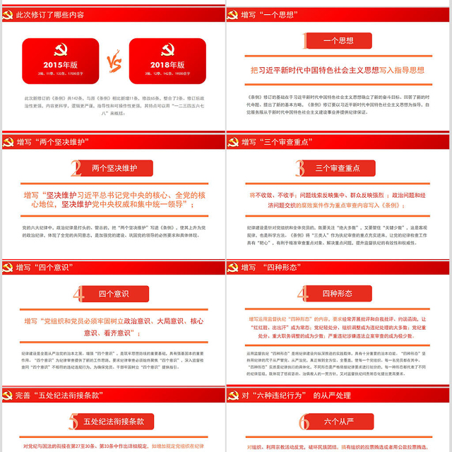 原创2018中国共产党纪律处分条例学习ppt-含讲稿