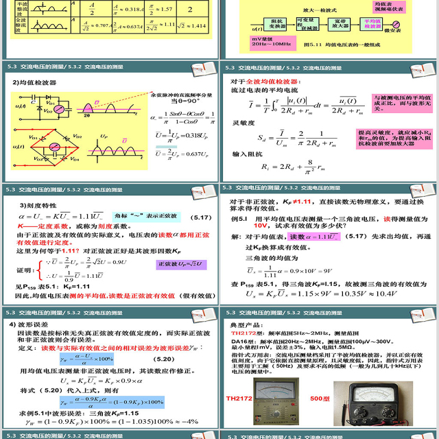 湖南工业大学电子仪器测量PPT第5章电压测量课件PPT