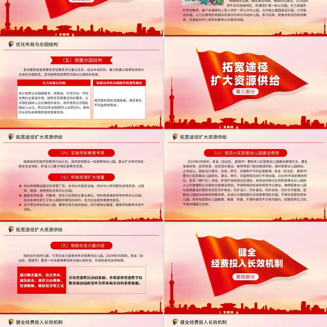 2021中共中央国务院关于学前教育深化改革规范发展的若干意见PPT