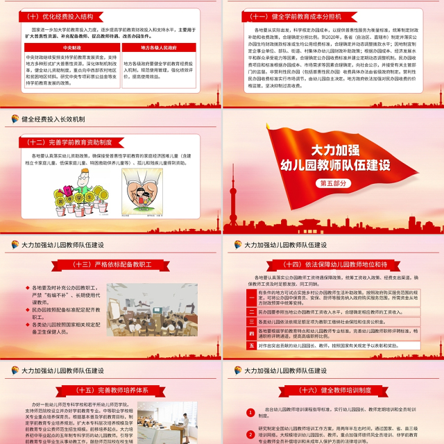 2021中共中央国务院关于学前教育深化改革规范发展的若干意见PPT