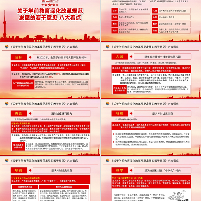 2021中共中央国务院关于学前教育深化改革规范发展的若干意见PPT