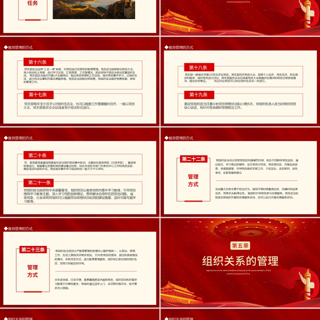 中国共产党党员管理条例ppt学习中共中央印发党内法规微党课课件