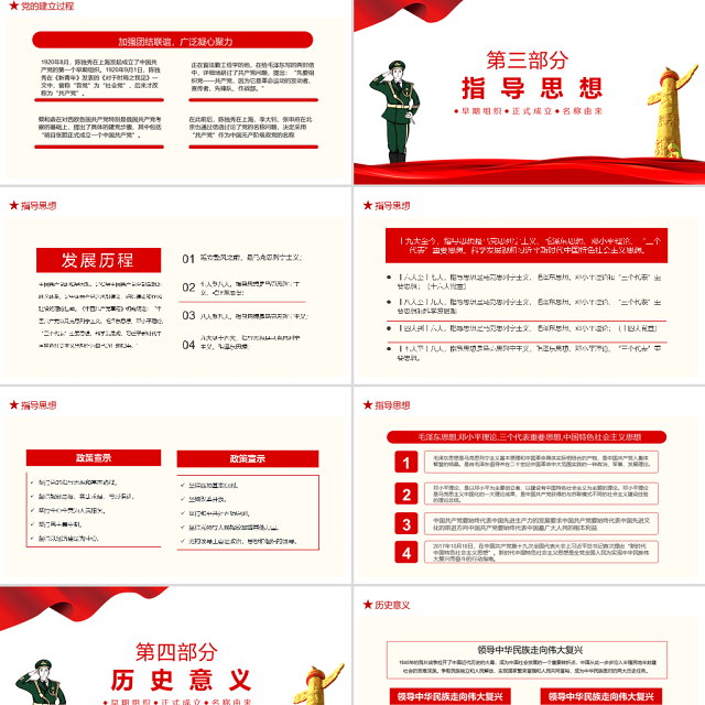 2021建党100周年PPT中国梦复兴梦庆祝中国共产党成立100周年诞辰党课课件