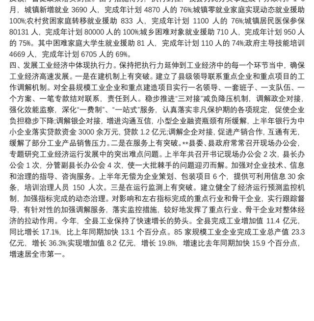 执行力建设工作总结