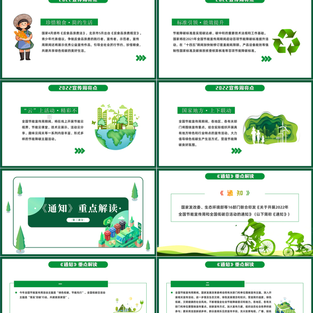 2022年全国节能宣传周PPT简洁剪纸风绿色低碳节能先行落实双碳行动共建美丽家园节能主题模板