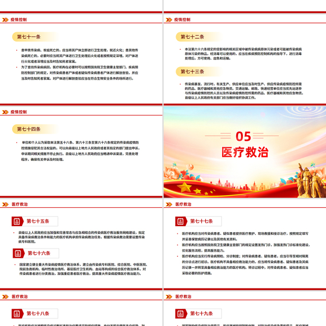 新修订版《中华人民共和国传染病防治法》PPT课件