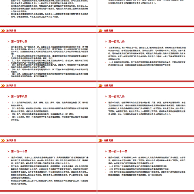 新修订版《中华人民共和国传染病防治法》PPT课件