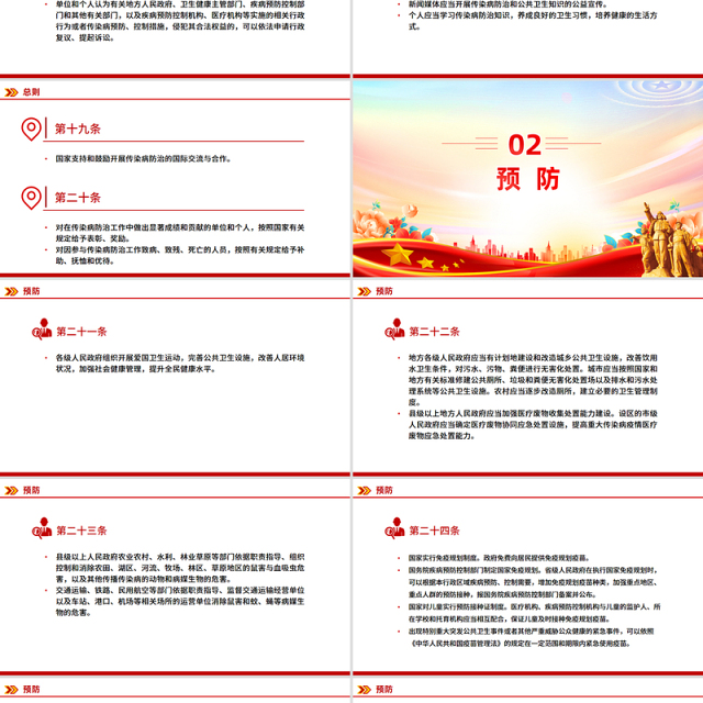 新修订版《中华人民共和国传染病防治法》PPT课件