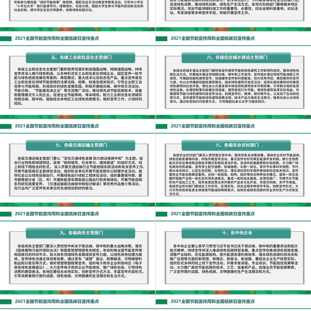 2021年全国节能宣传周和全国低碳日PPT