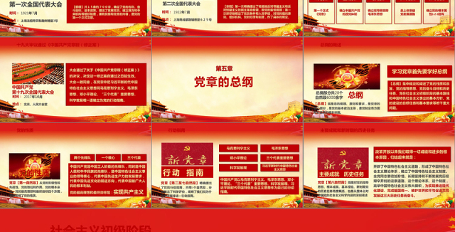 详细解读学习党的章程十九大党章(2017年修订版)PPT
