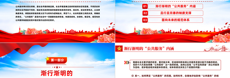 公共服务制度是实现中国式现代化的内在需求PPT专题课件模板