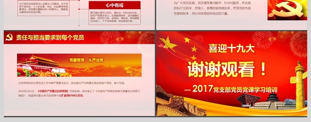 喜迎十九大做合格共产党员培训课件PPT