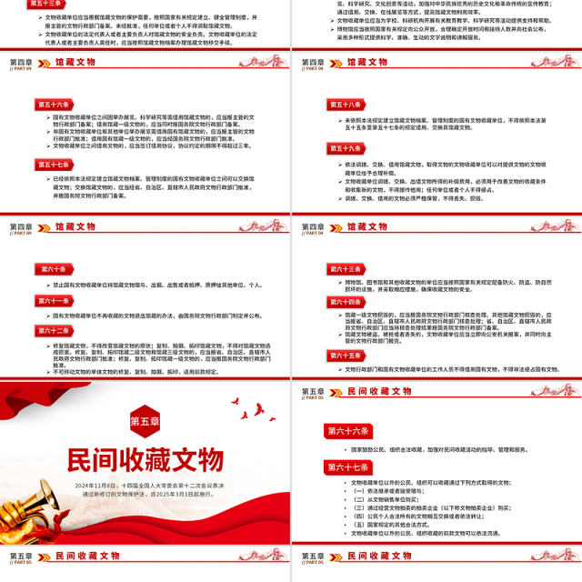《中华人民共和国文物保护法》全文PPT课件下载