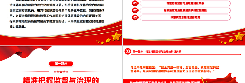 2024忠实履行监督专责充分释放治理效能PPT党建风学习教育微党课