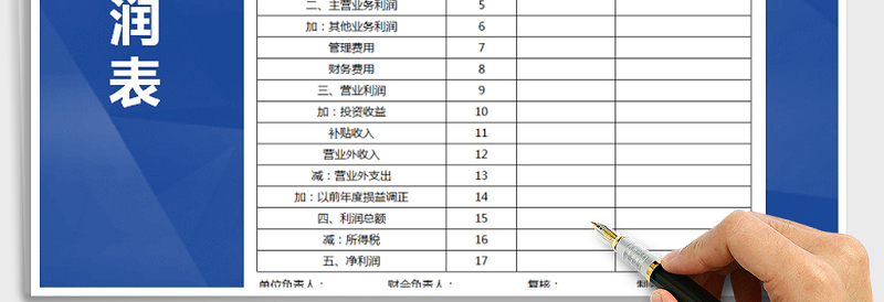 2021年利润表