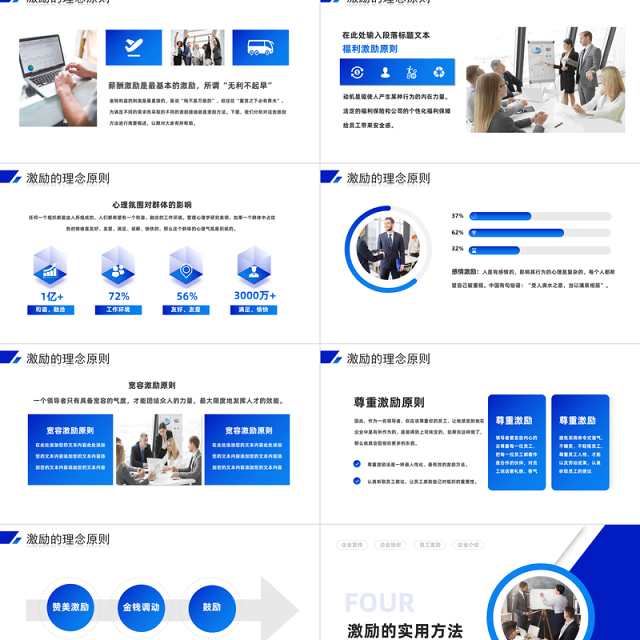 2023找到员工激励钥匙PPT商务风企业员工激励培训课件模板下载