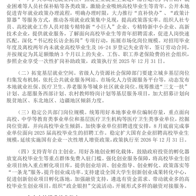 关于做好2025年高校毕业生等青年就业工作的通知PPT课件(讲稿)