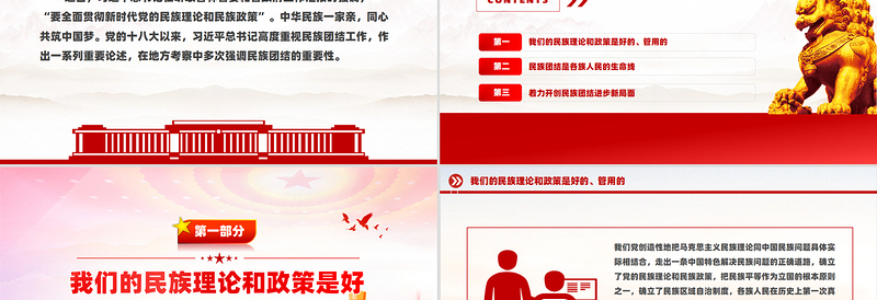 全面贯彻新时代党的民族理论和民族政策PPT党课课件