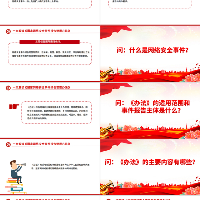 《国家网络安全事件报告管理办法》解读PPT课件下载