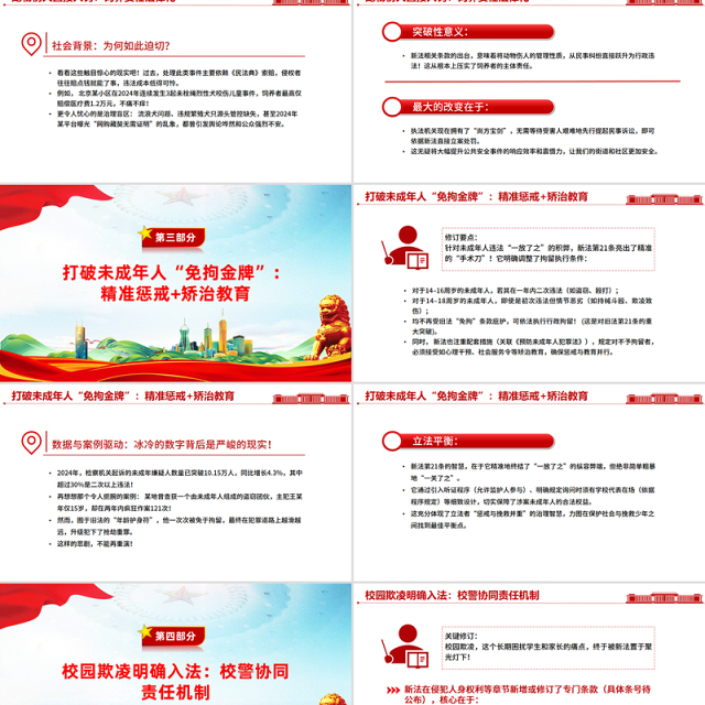 简洁大气新《治安管理处罚法》解读PPT课件