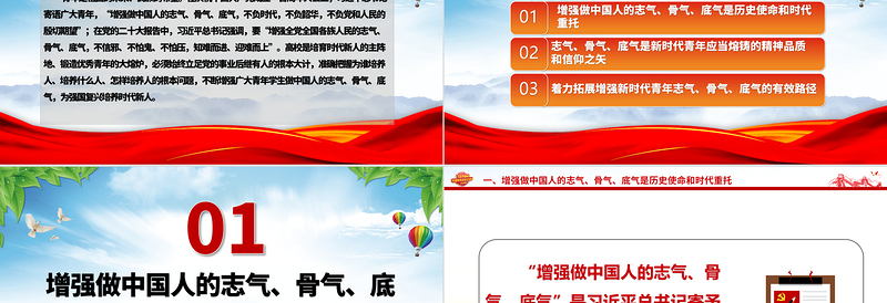 2023着力培养具有志气、骨气和底气的时代新人ppt精美简洁风必须始终立足党的事业后继有人的根本大计专题党课教育课件