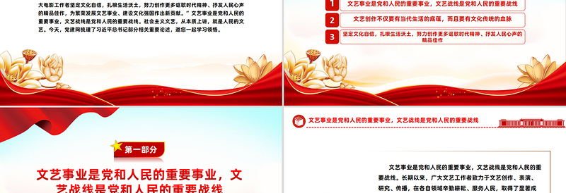 党政风坚定文化自信扎根生活沃土PPT总书记部分相关重要论述课件