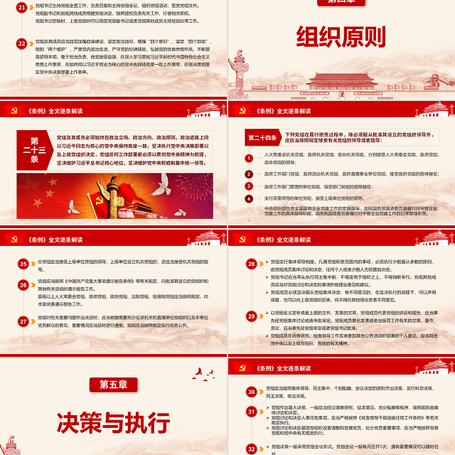 原创中国共产党党组工作条例学习解读党课PPT