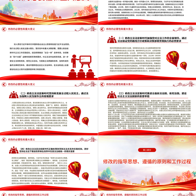 2023关于《中华人民共和国立法法(修正草案)》的说明PPT精美简洁国家立法制度学习课件