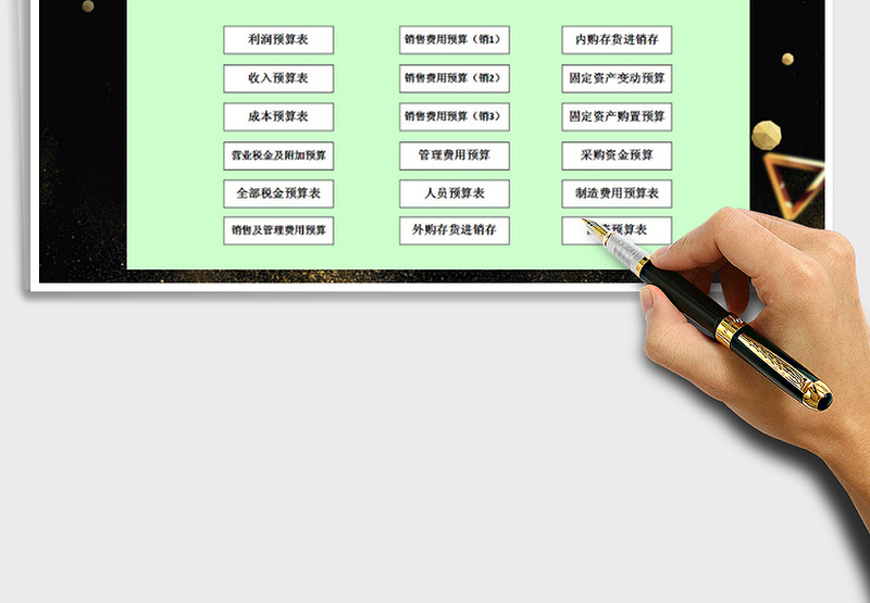 2021年全面财务预算管理系统