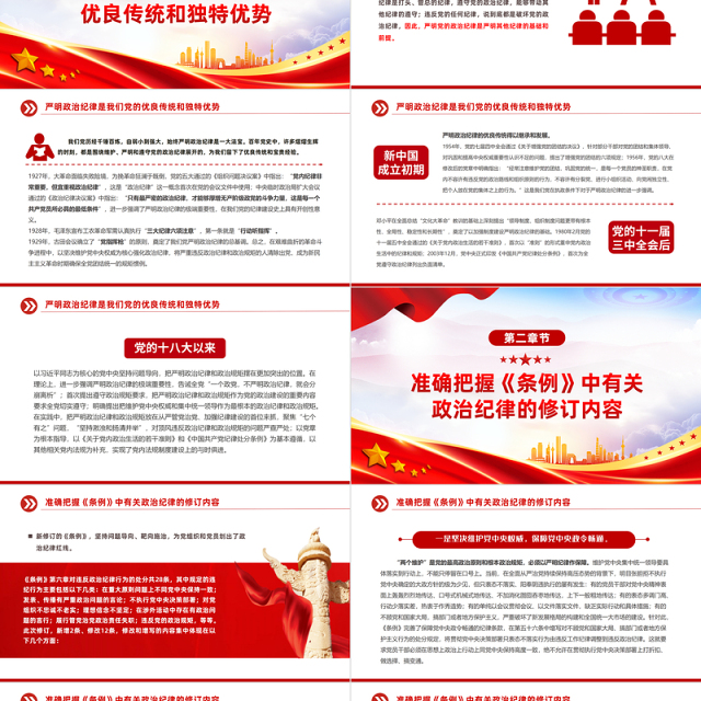2024严守政治纪律做政治上的明白人PPT党政风党员干部思想教育微党课