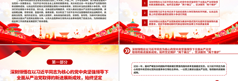 坚决打好反腐败斗争攻坚战持久战总体战PPT纪检监察党课课件