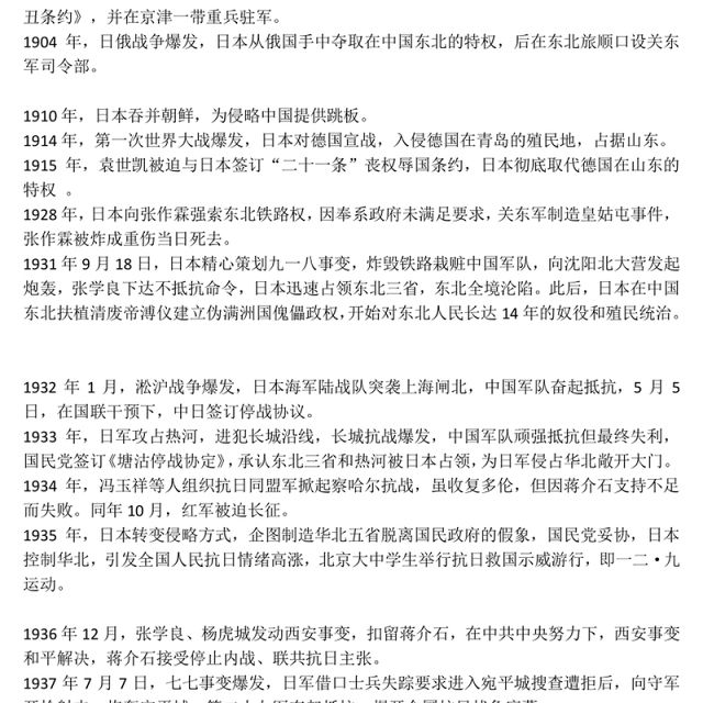 简洁大气抗日战争全过程PPT纪念抗战胜利80周年课件下载(讲稿)