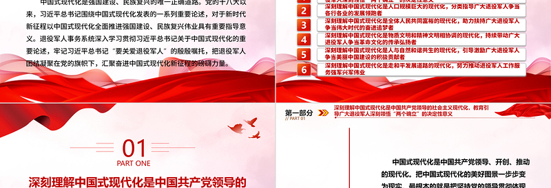 做好高质量退役军人工作 助力中国式现代化建设腾飞ppt大气精美中国式现代化微党课课件