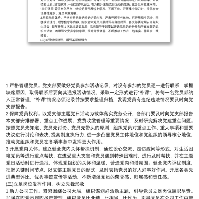20xx年党支部主题党日活动计划 主题党日活动计划范文