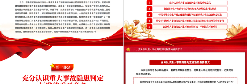 2024关于学好用好重大事故隐患判定标准的通知PPT安全生产管理课件