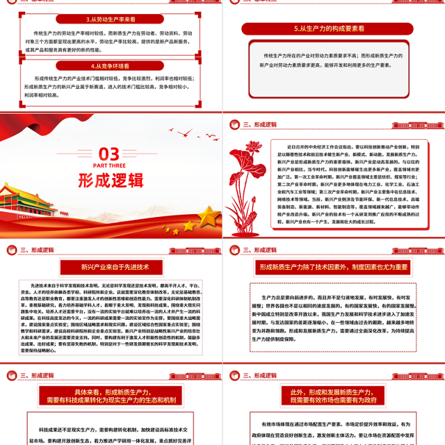 新质生产力的形成逻辑与影响PPT精美简约深入理解和把握新质生产力下载