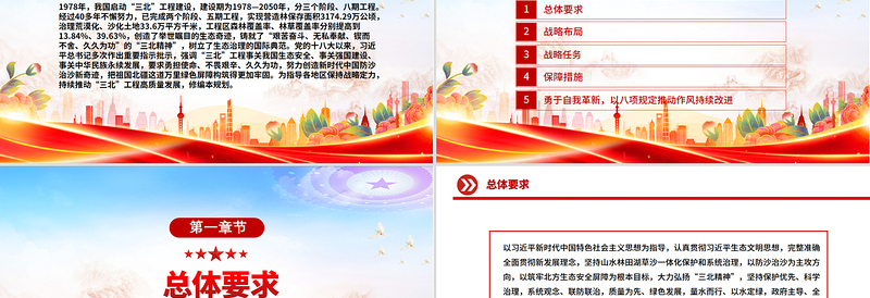 新修编《“三北”工程总体规划》PPT课件下载