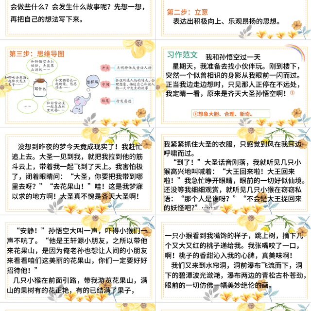2022我和____过一天PPT习作小学四年级语文上册部编人教版教学课件
