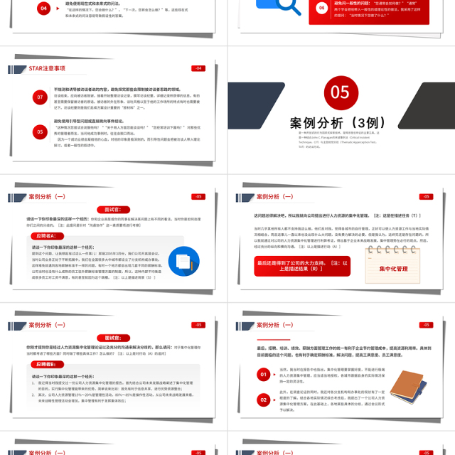 2021企业star原则工作总结PPT