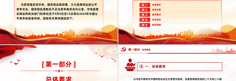 2024年中国公平竞争政策宣传周活动PPT统一大市场公平竞未来课件下载