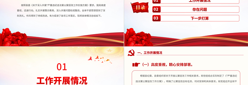 2023严重违纪违法案以案促改工作开展情况总结报告PPT下载