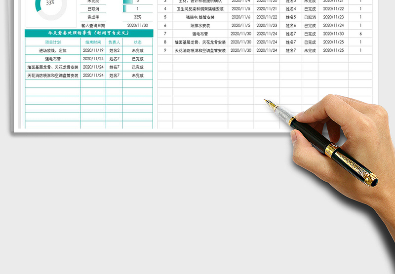 2021年工作计划表-计划总分析免费下载