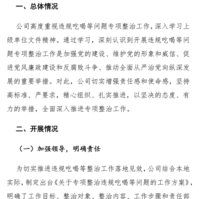 2025年开展违规吃喝等问题专项整治工作总结PPT模板下载(讲稿)