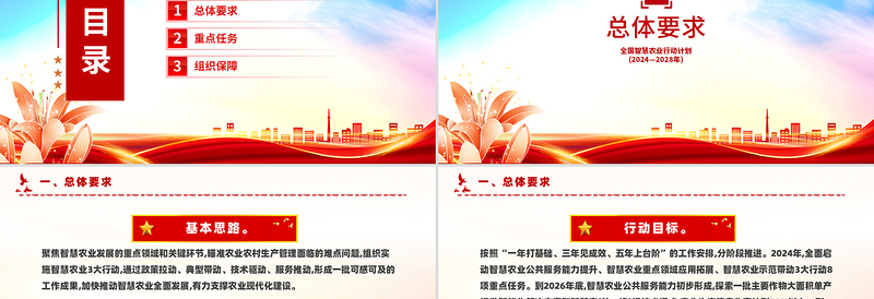 全国智慧农业行动计划(2024—2028年)PPT绿色精美三农课件