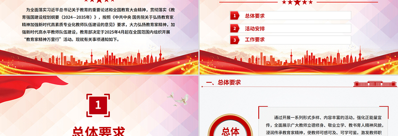 “教育家精神万里行”活动PPT弘扬教育家精神课件下载
