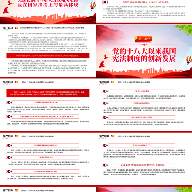 2022更好发挥宪法在治国理政中的重要作用PPT红色党政风深入学习宣传贯彻党的二十大精神专题党课党建课件
