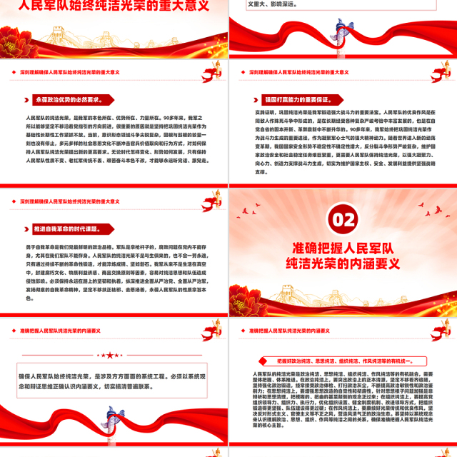 必须确保人民军队始终纯洁光荣PPT党建风全面从严治党全面从严治军课件
