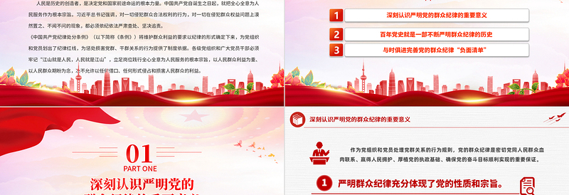 六大纪律党课之严守群众纪律走好党的群众路线PPT课件