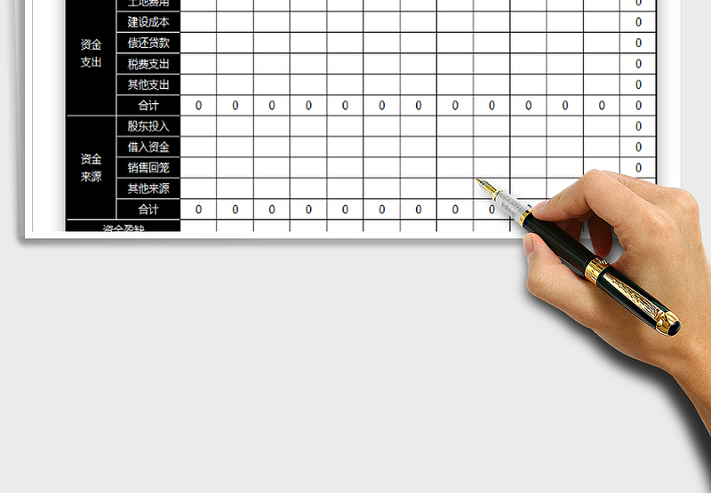 2021年资金计划平衡表免费下载