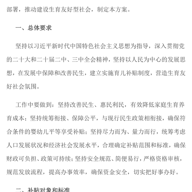 《育儿补贴制度实施方案》全文PPT课件(讲稿)